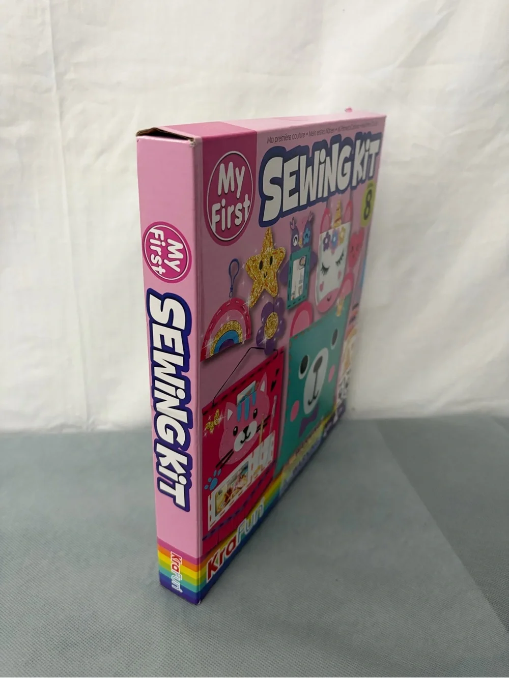 My First Sewing Kit KraFun Kids Craft Kit New in Box Make 8 Projects 6+(F224)